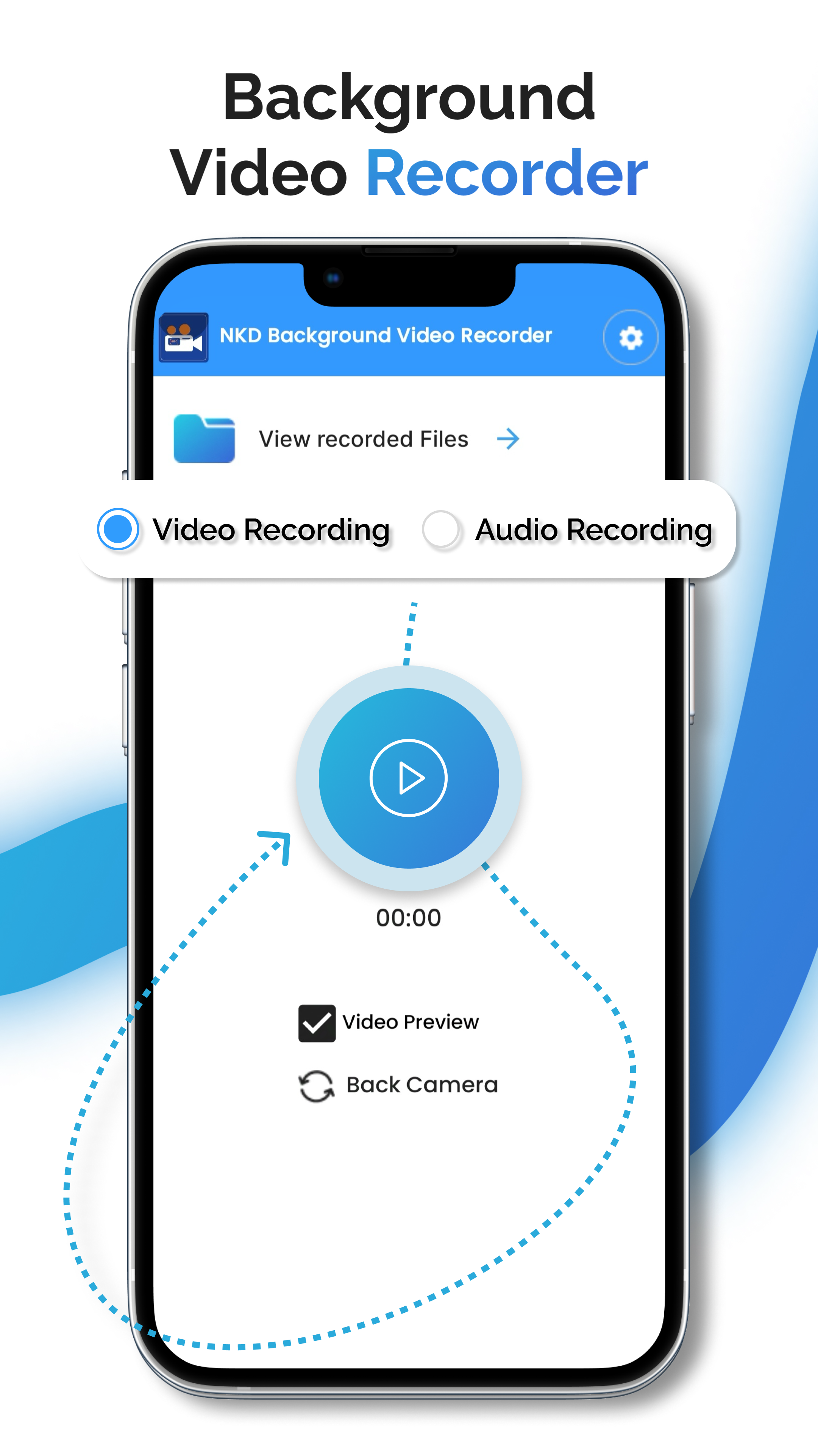 Background Recorder Stealth Mode
